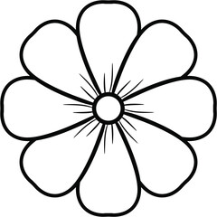 Flower and Florals simple icon 