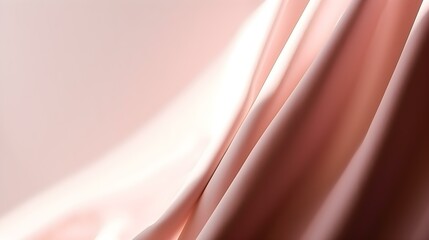 Close up of Sunlight and Shadows on light pink Drapery