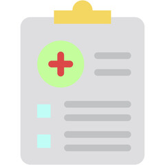 Vector Icon Health Report, Report, Medical, Form, Health Report, Medical Report