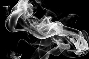 Obraz premium smoke on black background 