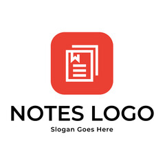 notepad vector, icon or logo sign symbol illustration