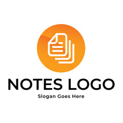 notepad vector, icon or logo sign symbol illustration