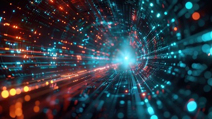 Obraz premium digital background. ai generated