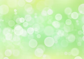 Bright Green Background with Sparkling Polka Dots（キラキラした水玉の明るいきれいなグリーン背景）