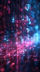 Fototapeta premium digital background. ai generated