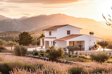 rural house in the mountains