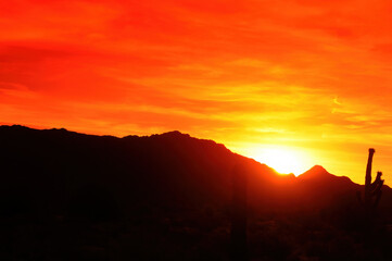 Red Sunset Arizona