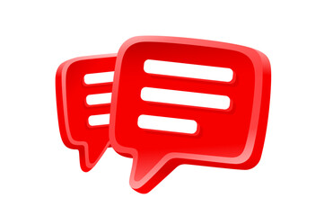 Chat icon, blog internet sign, symbol talk. Vector illustration