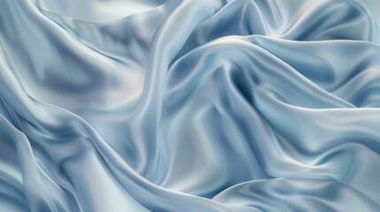 Obraz premium Blue silk material texture, colored print texture, texture for clothing materials
