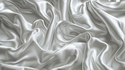 Obraz premium White silk material texture, colored print texture, texture for clothing materials