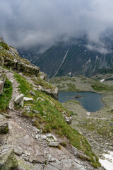 Alpine summer landscape in Tatra Mountains, Slovakia, Europe