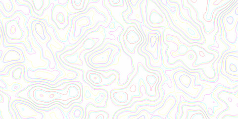 Natural printing illustrations of maps. topographic map in contour line light topographic topo contour map and ocean topographic line map