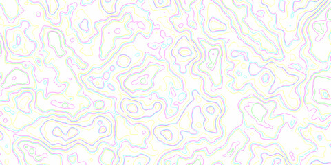 Fototapeta premium Natural printing illustrations of maps. topographic map in contour line light topographic topo contour map and ocean topographic line map