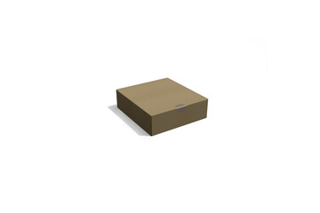 3D rendering box  for the best presentation of your product mockups