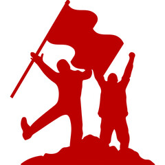 Indonesia Independence Day Silhouette