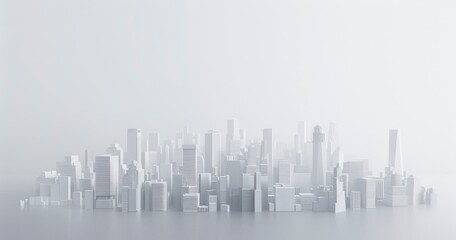 Obraz premium A global financial company on a white background, showcasing a clean and professional image, emphasizing its role in worldwide financial services and business solutions.