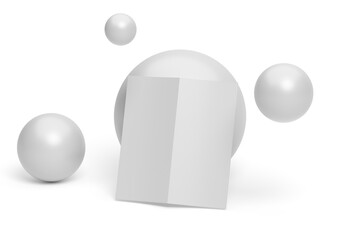 3D rendering brochure for the best presentation of your product mockups