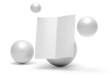 3D rendering brochure for the best presentation of your product mockups