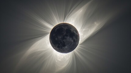A total solar eclipse observed during daylight hours