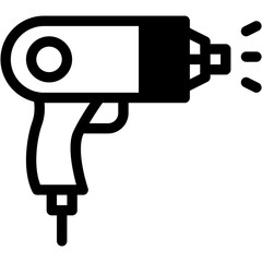 Heating, Gun, Handgun, Professions and Jobs, Heat, Tool Icon