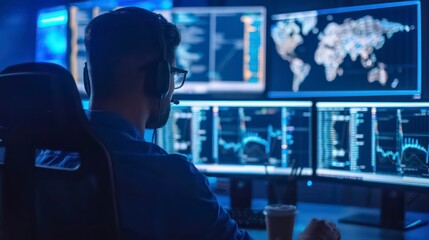 A team of professionals works together to dismantle ransomware control servers, ensuring cybersecurity and protecting business operations from malicious attacks.