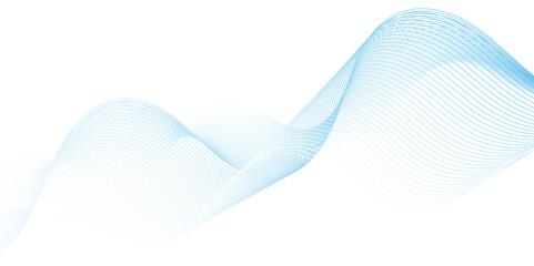 Vector minimal technology diagonal blue blend line dynamic frequency flow futuristic smooth digital creative wave blend pattern background. abstract swoosh speed wave lines modern stream background.