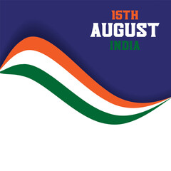 India Independence Day Celebration - National Flag Design Vector, Elevate designs with this vector featuring four vibrant brush strokes