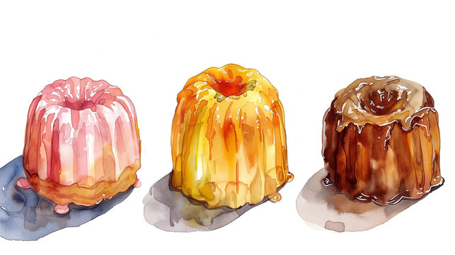 Watercolor illustration of Canel&eacute; Collection