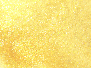 Glittering Gold Background Like Gold Dust（砂金のようなキラキラしたきれいなゴールド背景 ）