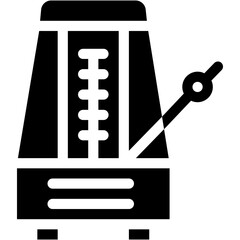 Vector Icon Metronome, Rhythm, Music And Multimedia, Tempo, Electronics, Beat