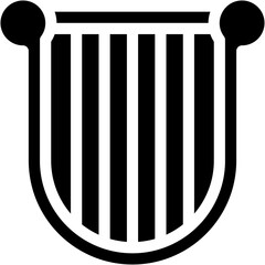 Vector Icon Harp, Classical, String Instrument, Musical Instrument, Music, Orchestral