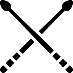 Vector Icon Drumsticks, Music And Multimedia, Percussion Instrument, Musical Instrument, Orchestra, Music