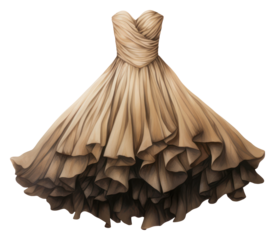 PNG Dress fashion wedding gown.