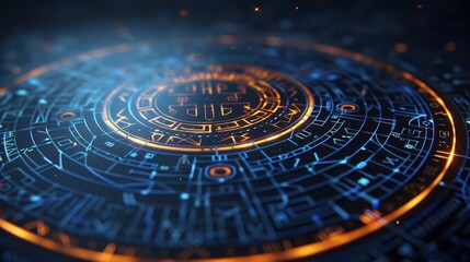 Mystical background designs for presentations and broadcasts include animated runes and enchanted symbols that add a touch of supernatural intrigue and ancient wisdom