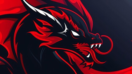 Red Dragon Mascot Illustration