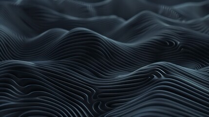 vibrant dark blue backdrop showcases smooth, flowing waves that mimic the luxurious feel of satin, inviting a sense of calm and elegance