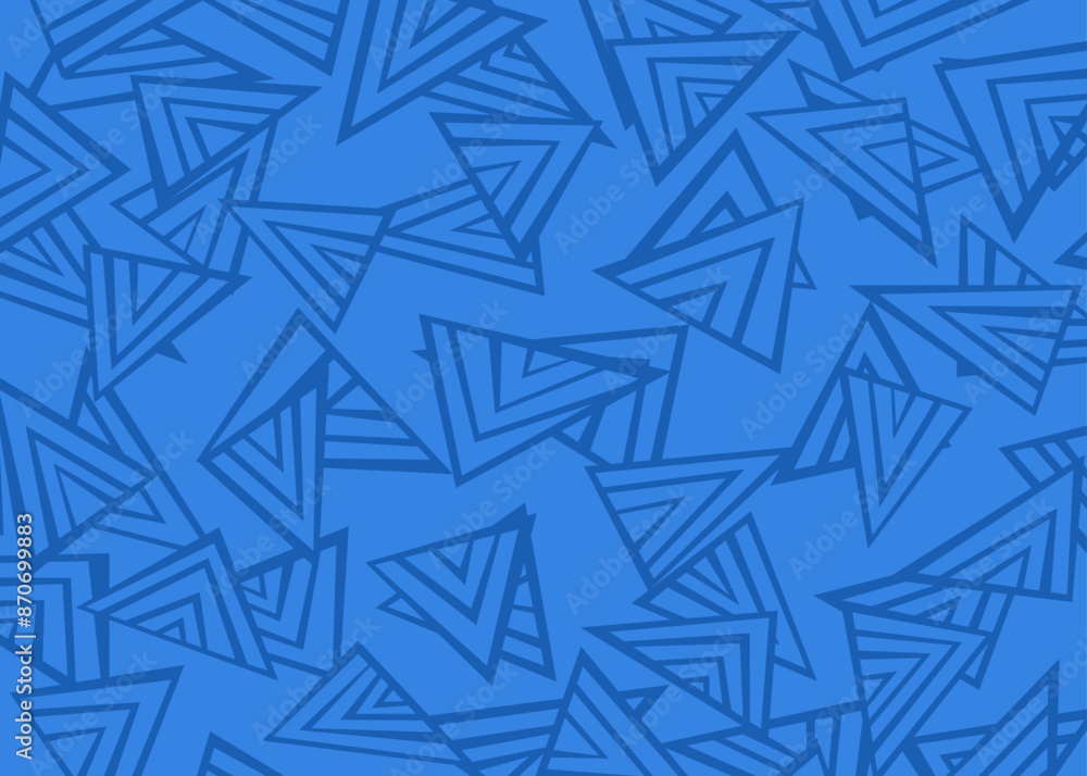 Poster abstract background with seamless irregular overlapping triangle lines pattern