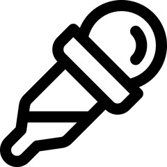 eyedropper icon. vector line icon for your website, mobile, presentation, and logo design.