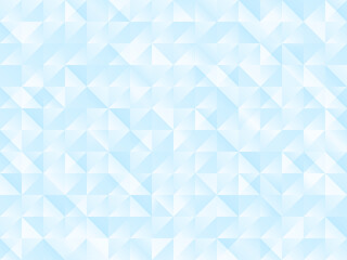 Light Blue 3D Geometric Tile Pattern Background（幾何学模様の立体感のある水色のモザイクタイルの背景）