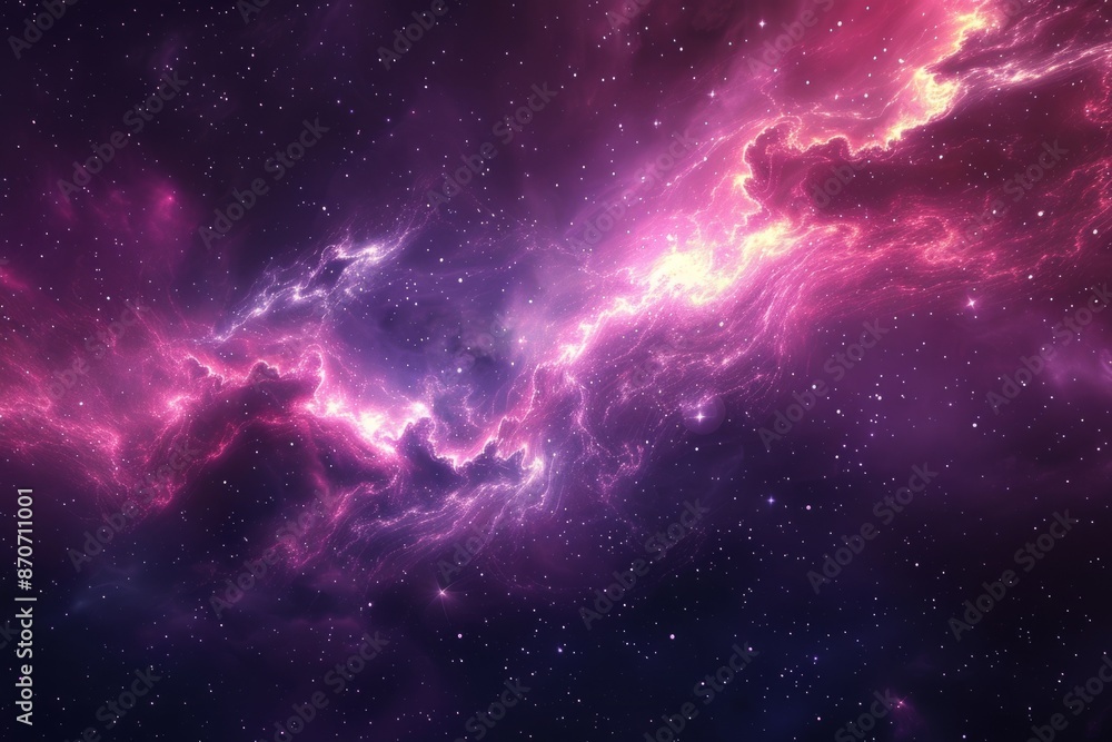 Wall mural outer space galaxy cloud nebula. abstract beautiful universe background. supernova wallpaper.