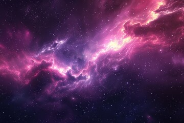 Outer space galaxy cloud nebula. Abstract beautiful universe background. Supernova wallpaper.