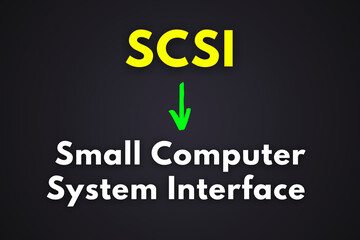 SCSI Meaning, Small Computer System Interface 