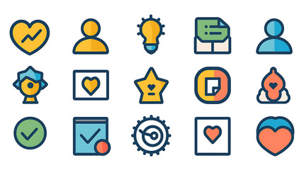 Minimalist Vector Icon Pack for Social and Business Use