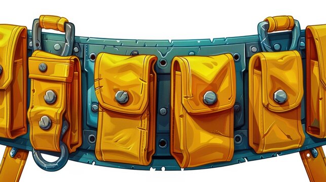 Versatile Utility Belt with Multiple Storage Pouches