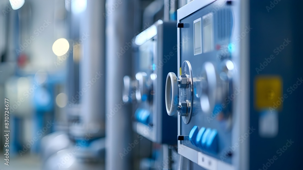 Aufkleber industrial water monitoring and management dashboard for real-time analytics and visualization