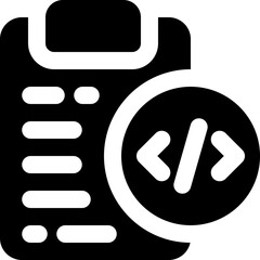 project icon. vector glyph icon for your website, mobile, presentation, and logo design.