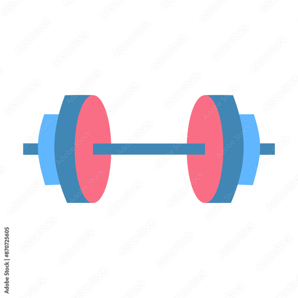 Poster Barbells Icon