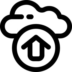 upload icon. vector line icon for your website, mobile, presentation, and logo design.