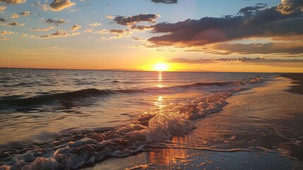 Sunsets are like whispers from the heavens, a gentle reminder of the beauty that surrounds us.