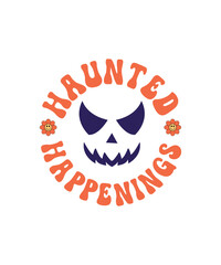 Retro Halloween SVG Design 